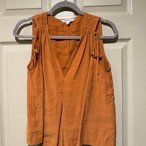 BCBGeneration Rust Sleeveless Blouse
